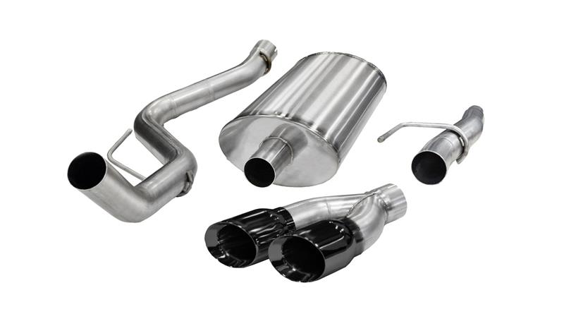 Ford F-150 Performance Exhaust - Single Side Exit - CORSA Performance - Cat-Back Sport - Black - `11-`14